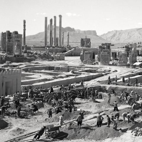 The ancient city of Persepolis in present-day Iran 