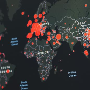 Map of global COVID-19 outbreaks