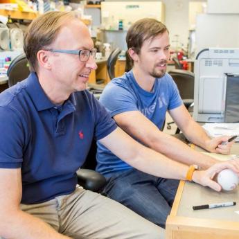 Dr. Thomas Gajewski with graduate student Jason Williams
