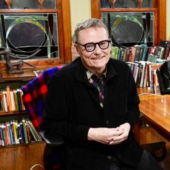 James A. Robinson recording a Nobel Prize video interview