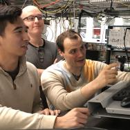 Scientists in quantum lab