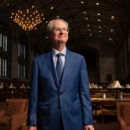 Paul Alivisatos in Harper Library