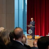 President Alivisatos speaks at the Free Expression event