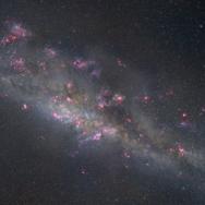 An illustration portrays what distant star-formation regions might look like up close
